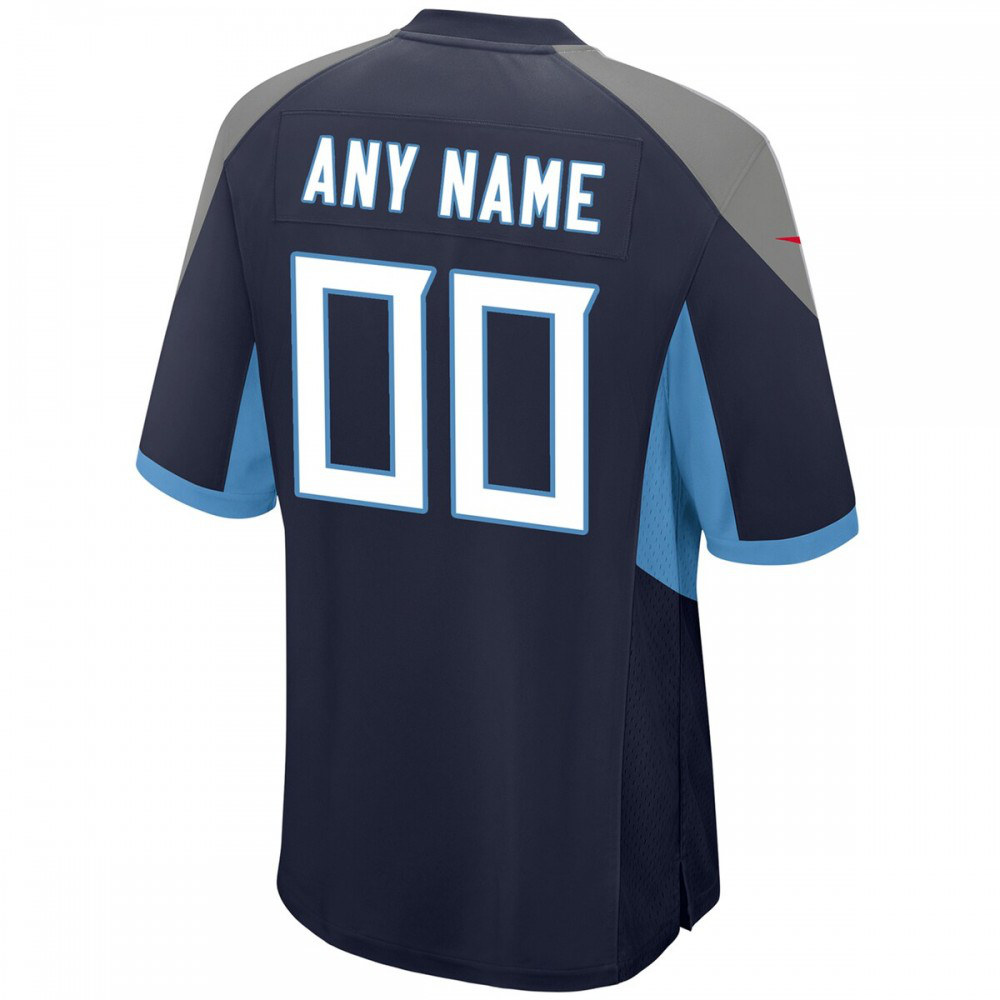 Tennessee Titans Nike Youth Custom Game Jersey - Navy-GridironStore